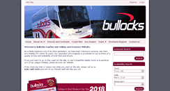 Desktop Screenshot of bullockscoaches.com