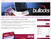 Tablet Screenshot of bullockscoaches.com